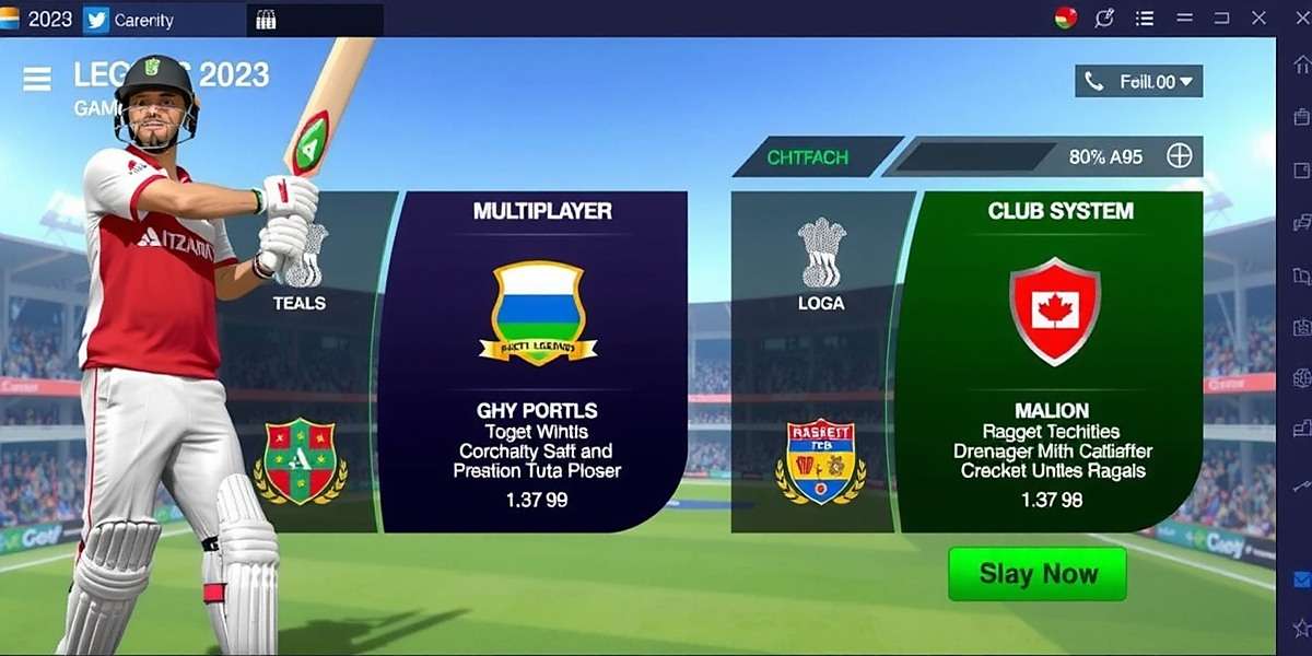 Cricket Legends 2023 community features showing multiplayer match and club system